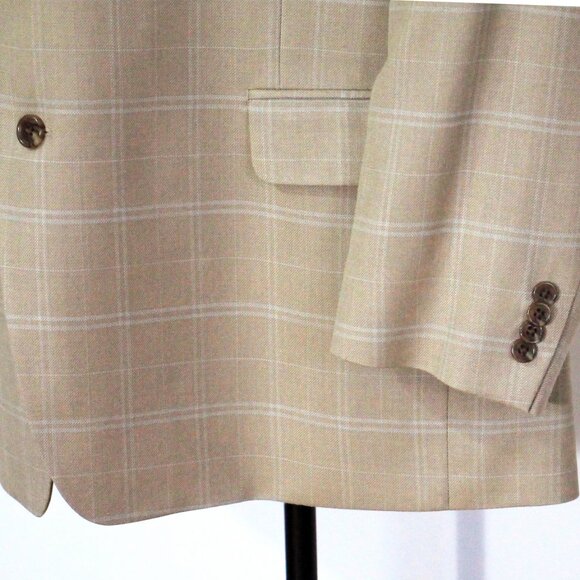 ✨Host Pick✨ Vintage MICHAEL KORS silk wool boyfriend blazer oversized Size 46R - Picture 4 of 8